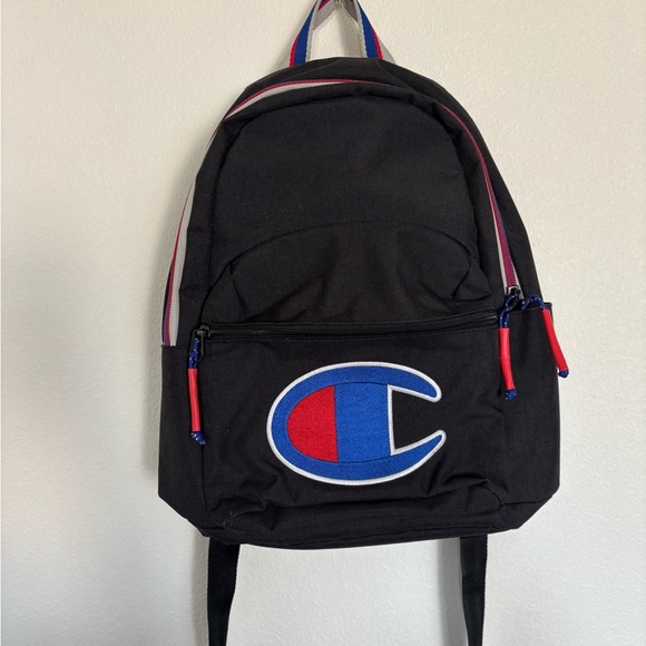 Champion Other - Champion Black and Blue Backpack with Sporty Design